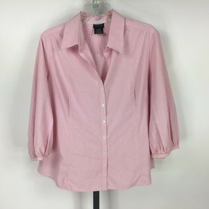 George Stretch Women's Button-Up Shirt Size XXL